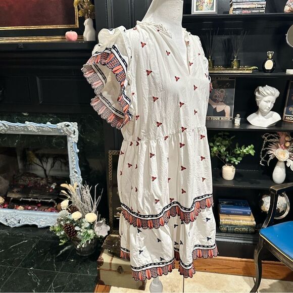Marie Oliver Gia Embroidered Dress Size Small - Picture 8 of 12